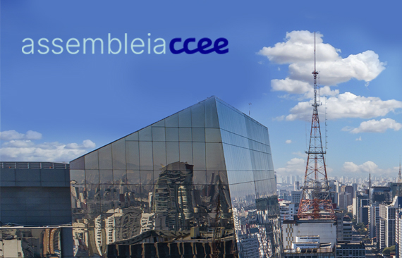 Prédio escrito Assembleia CCEE