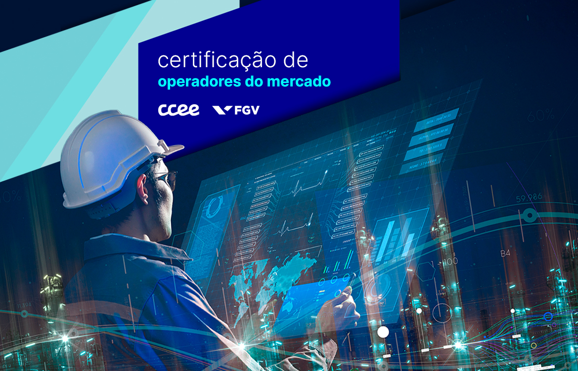 Imagem mostra uma pessoa mexendo em um painel virtual.
