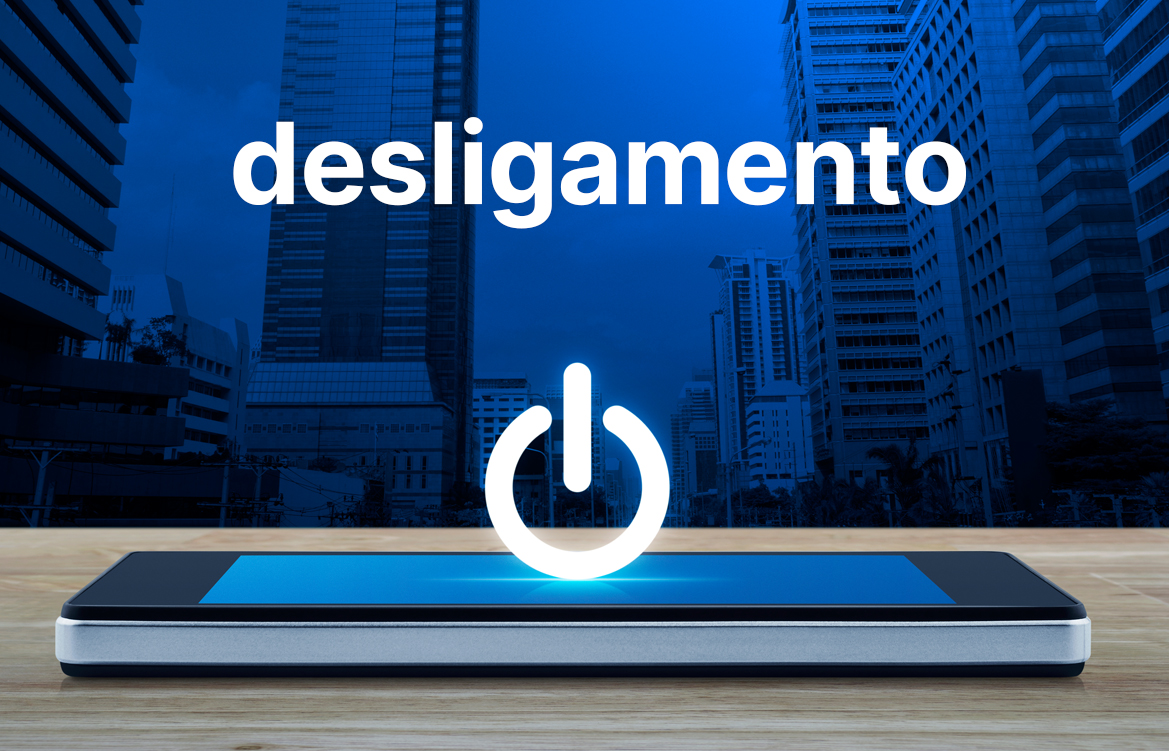 celular com botão de ligar e desligar