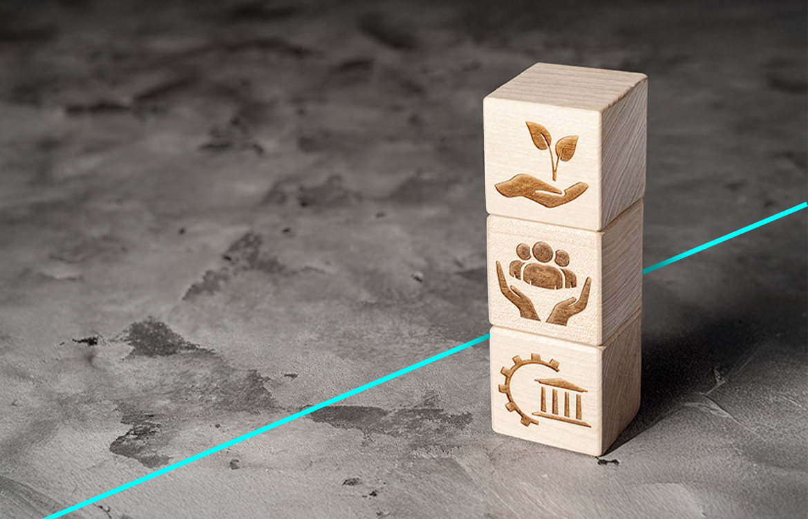 Imagem mostra blocos de madeira 