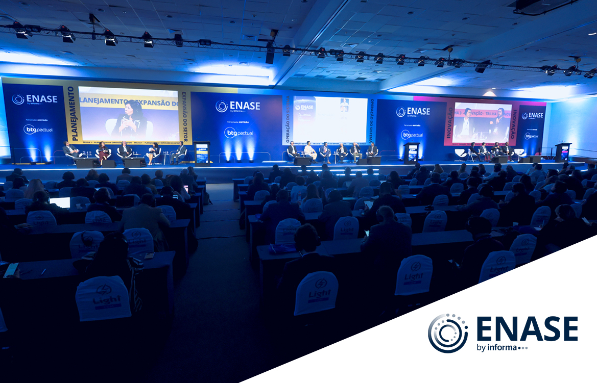 Imagem da plenária e do palco do ENASE 2026
