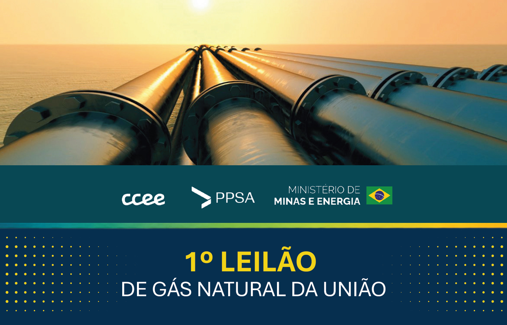 Imagem de dutos de transporte de gás natural