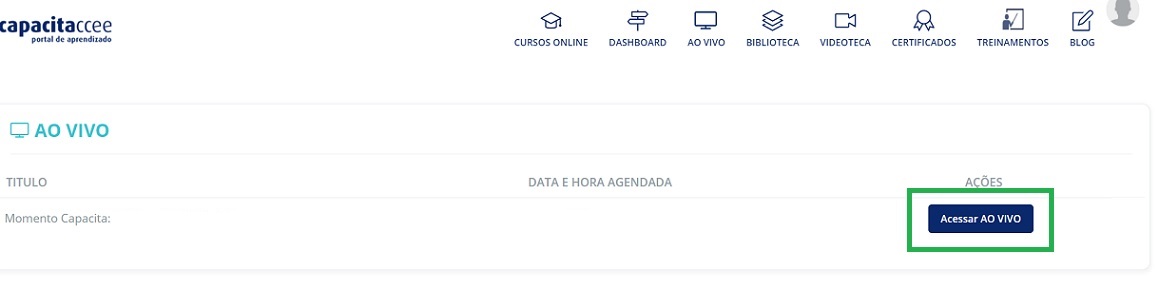 Momento Capacita - Tela 2